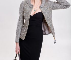 Curvy young pretty woman Stock Photo 01