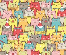 Cute vector cat design