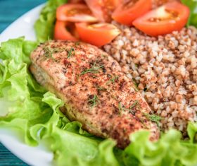 Delicious and delicious dishes Stock Photo