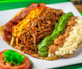 Delicious burritos Stock Photo