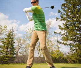 Drive Golf Stock Photo