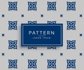 Elegant pattern template design vector 02