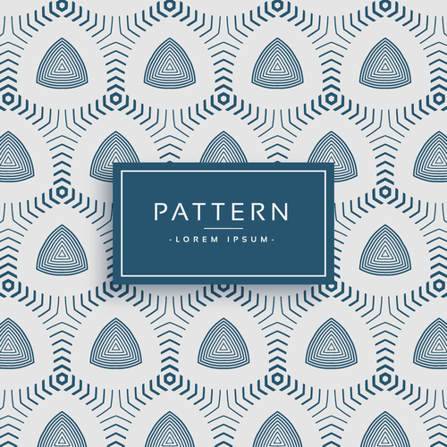 Elegant pattern template design vector 03