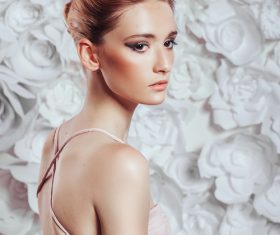 Fashion beautiful model posing Stock Photo 02