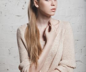 Fashion beautiful model posing Stock Photo 03