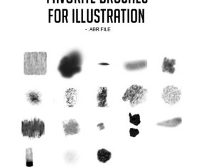 Favorite Photoshop Brushes set