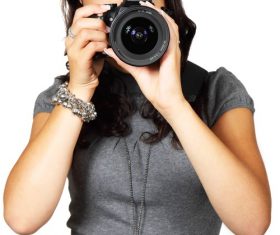 Female photographer to capture Stock Photo 03