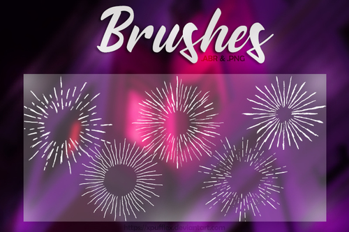 Free firework Photoshop Brushes