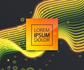 Golden abstract lines modern background vector 03