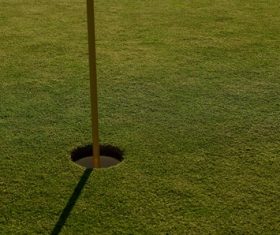 Golf hole Stock Photo