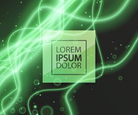 Green abstract lines modern background vector 01