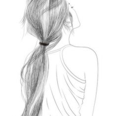 Hand drawn line man character