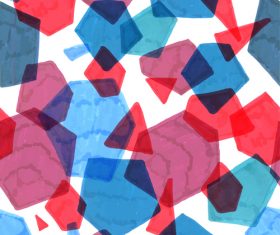 Hand drawn polygonal pattern vector 03