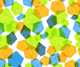 Hand drawn polygonal pattern vector 04