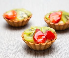 Homemade fruit tart Stock Photo