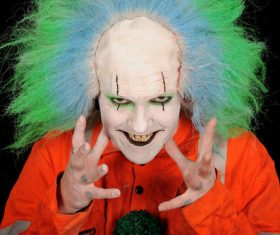 Horror clown Stock Photo 02