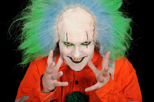 Horror clown Stock Photo 02