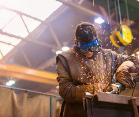 Industrial Welder Stock Photo 03