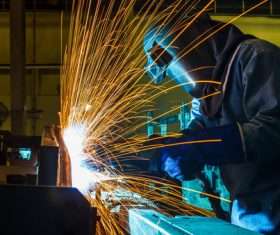 Industrial Welder Stock Photo 05