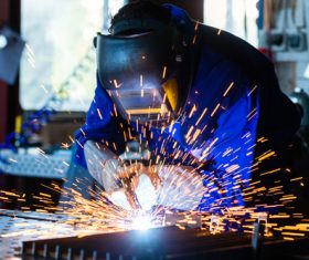Industrial Welder Stock Photo 06