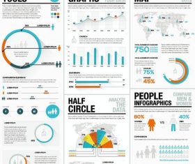 Infographic tools illustration design vector 03