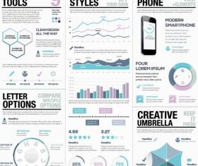 Infographic tools illustration design vector 04