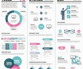 Infographic tools illustration design vector 05