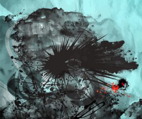 Ink splach effect background art vector