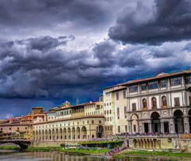 Italian classical architecture Stock Photo