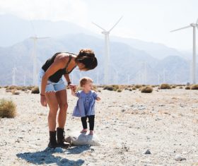 Mom and baby Stock Photo