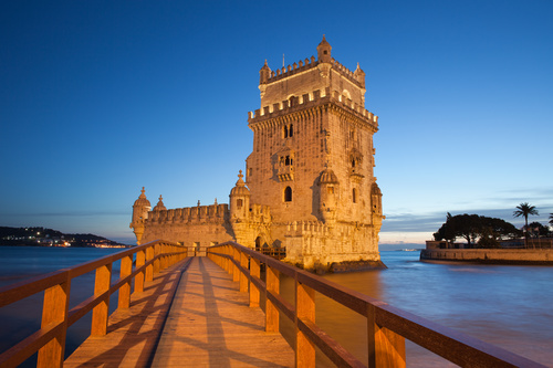 Morning at Belem Tower in Lisbon Stock Photo 11