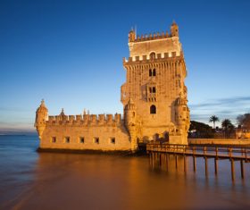 Morning at Belem Tower in Lisbon Stock Photo 12
