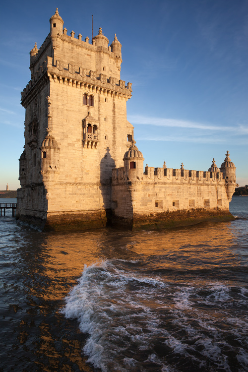 Morning at Belem Tower in Lisbon Stock Photo 13