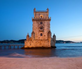 Morning at Belem Tower in Lisbon Stock Photo 14