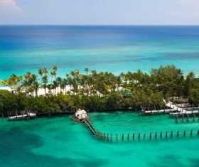 Palm Island Bahamas Stock Photo 01