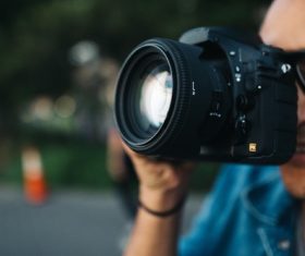 People taking photos Stock Photo