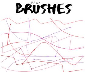 Points Lines Photoshop Brushes