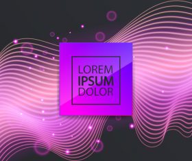 Purple abstract lines modern background vector 01