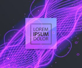 Purple abstract lines modern background vector 02