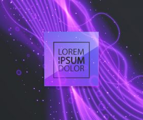 Purple abstract lines modern background vector 03