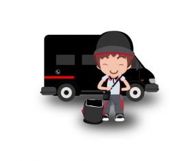 Q version character material vector