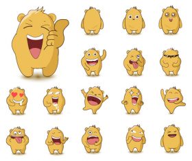 Raccoon cartoon image vector