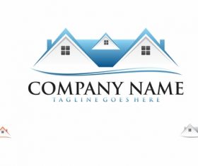 Real estate design logo vectors 03