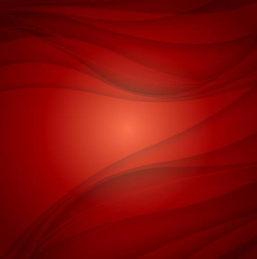 Red abstract wavy background art vector 01