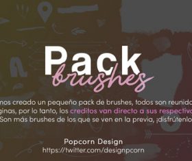 Retor Elements Photoshop Brushes Set