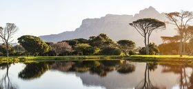 Scenic summer resort Stock Photo