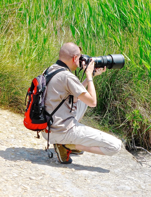Shooting natural scenery with telephoto lens Stock Photo