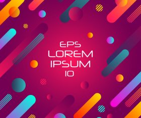 Smooth and colorful abstract vector background 01