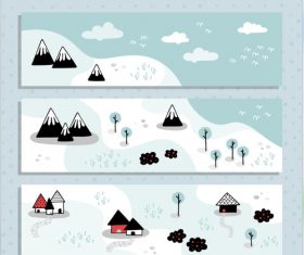 Snow sky blue background vector