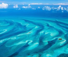 Stock Photo Bahamas blue ocean 02